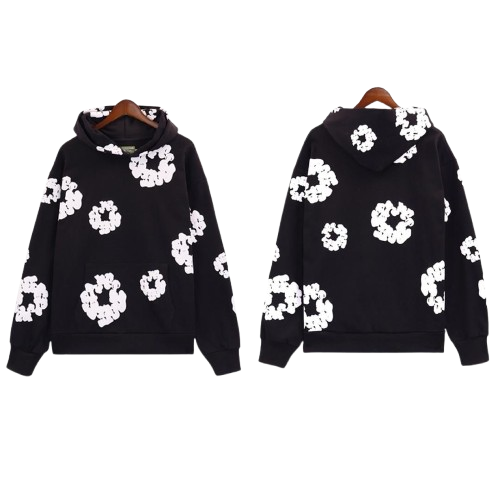 denim tears hoodie ‘black’
