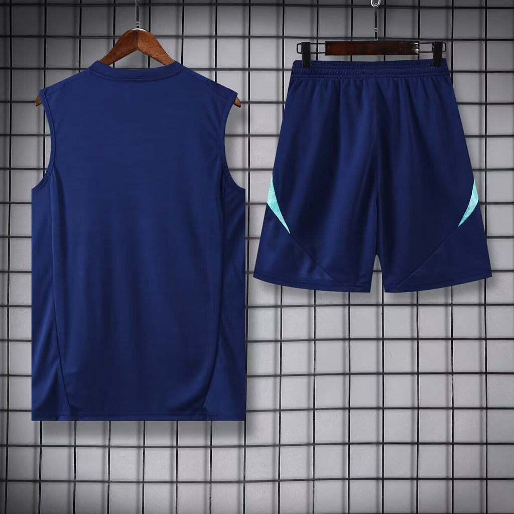 Adidas Football Sleeveless Short Set