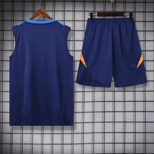 Adidas Football Sleeveless Short Set